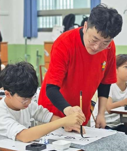 書法課堂。主辦方供圖