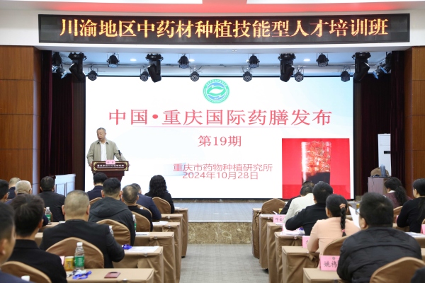 重慶市藥物種植研究所發(fā)布藥膳植物飲料。重慶市藥物種植研究所供圖