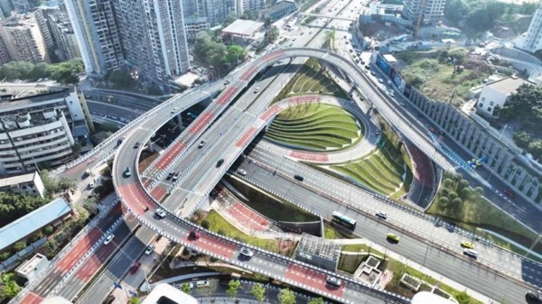 螞蟥梁立交改造工程示意圖。重慶住建供圖