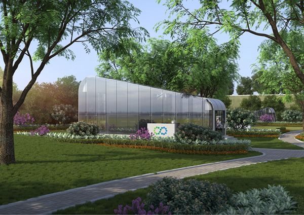 悅來生態(tài)城區(qū)域可再生能源集中供冷供熱項目（3#能源站）效果圖。渝北區(qū)住房城鄉(xiāng)建委供圖