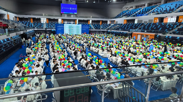 比賽現(xiàn)場。重慶大學(xué)供圖