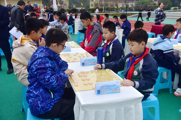 比賽現(xiàn)場。江津區(qū)教委供圖