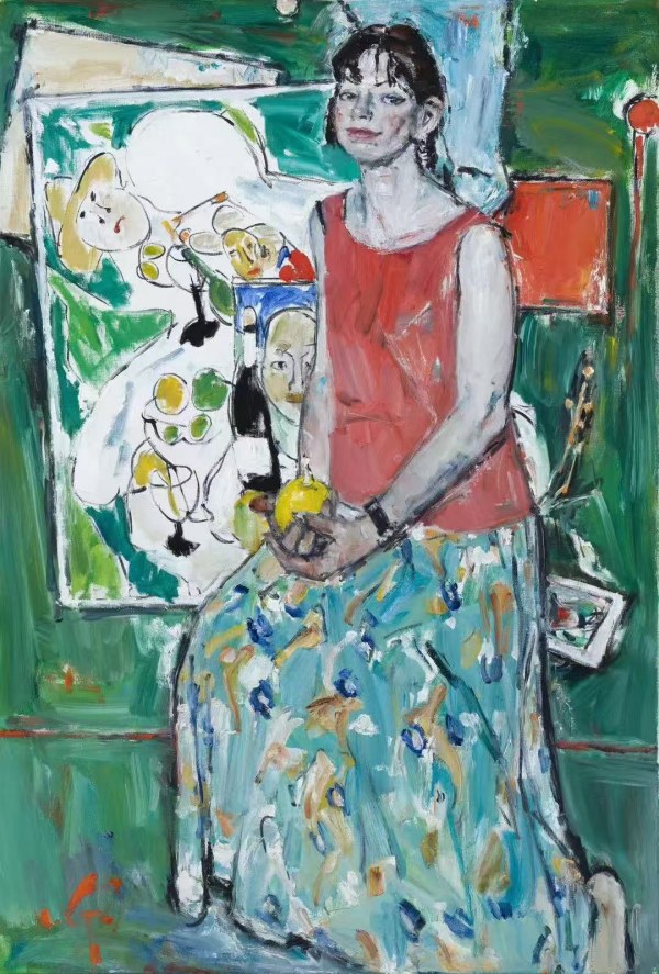 俄羅斯油畫家尤里·卡留塔的作品。四川美術(shù)學(xué)院供圖