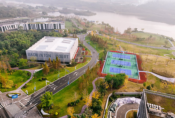 明月湖網(wǎng)羽中心。兩江協(xié)同創(chuàng)新區(qū)供圖