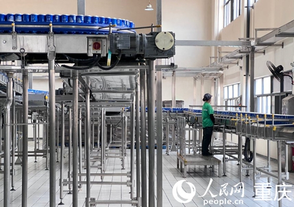 包裝車間易拉罐生產(chǎn)線（資料圖）。人民網(wǎng)記者 胡虹攝