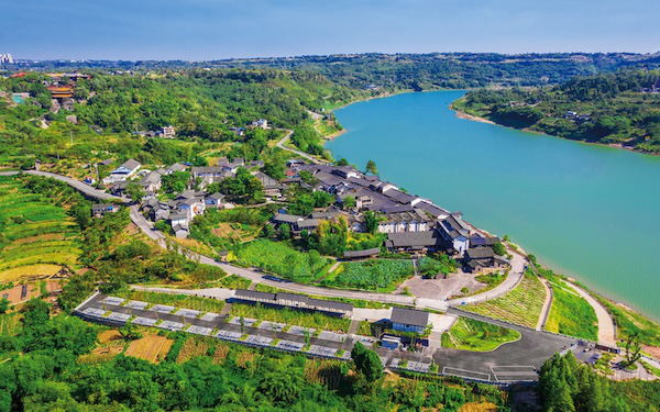 渠江合川淶灘鎮(zhèn)段。熊偉攝