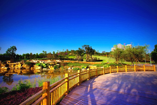 悅來(lái)新城會(huì)展公園二期景觀補(bǔ)充設(shè)計(jì)。重慶設(shè)計(jì)集團(tuán)有限公司市政設(shè)計(jì)研究院供圖