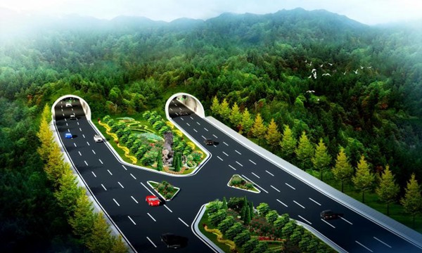 渝長高速復(fù)線連接道工程。重慶設(shè)計集團(tuán)有限公司市政設(shè)計研究院供圖