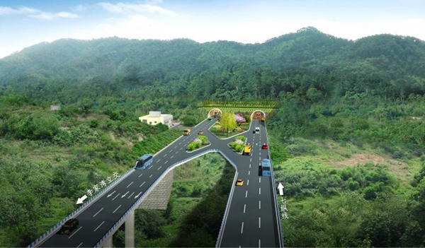 陶家隧道工程。重慶設(shè)計集團(tuán)有限公司市政設(shè)計研究院供圖