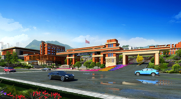 綦江中學設(shè)計效果圖。市建科院供圖