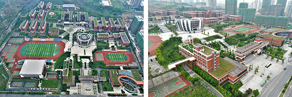 綦江中學實拍圖。市建科院供圖