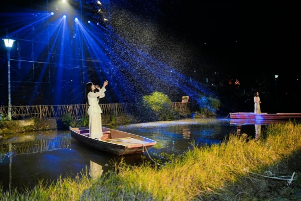 校園原創(chuàng)音樂會現(xiàn)場。重慶工商職業(yè)學院供圖