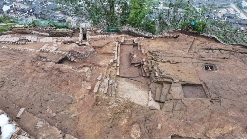 考古發(fā)掘現(xiàn)場。重慶市文物考古研究院供圖