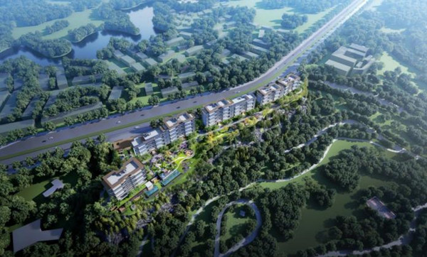 金茂璞印金開意境創(chuàng)想圖。金茂重慶供圖