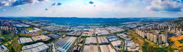 重慶樞紐港產(chǎn)業(yè)園（江津片區(qū)）。江津區(qū)委宣傳部供圖