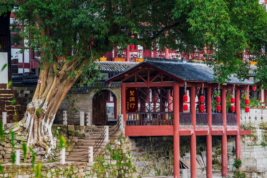 東溪古鎮(zhèn)一角。綦江區(qū)委宣傳部供圖