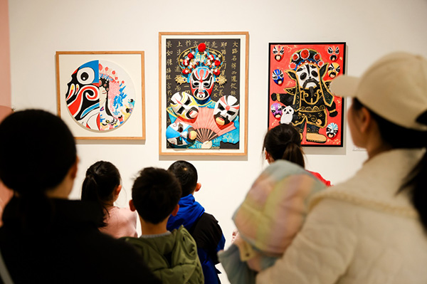 展覽現(xiàn)場(chǎng)。西南少兒美育聯(lián)盟供圖