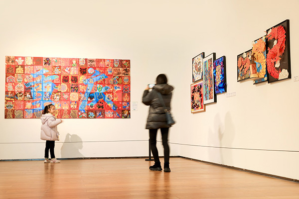 展覽現(xiàn)場(chǎng)。西南少兒美育聯(lián)盟供圖