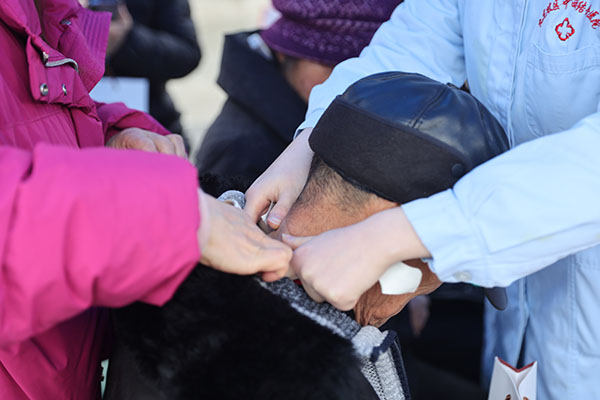 義診現(xiàn)場(chǎng)。重慶西區(qū)醫(yī)院供圖