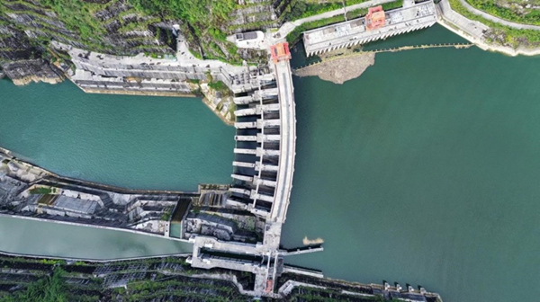 烏江彭水船閘。重慶市港航海事事務(wù)中心供圖