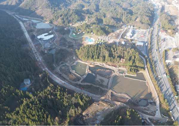 冷水山水項(xiàng)目修復(fù)現(xiàn)場(chǎng)。華地公司供圖