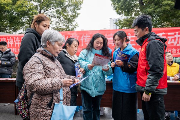 活動(dòng)現(xiàn)場。共青團(tuán)大渡口區(qū)委供圖