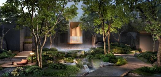 璞印金開意境創(chuàng)想圖。金茂重慶供圖