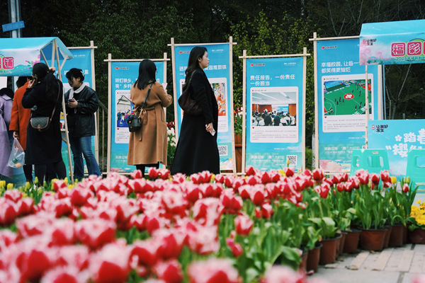 重慶福彩展出了近年來(lái)的公益項(xiàng)目成果，傳播公益理念。左曉蕾攝