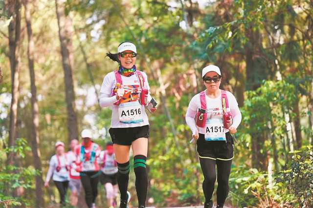 川渝兩地聯(lián)合舉辦古佛山·道林溝棧道越野賽。受訪者供圖