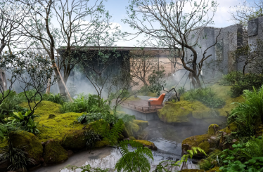 示范區(qū)實(shí)拍圖。金茂璞印金開(kāi)供圖