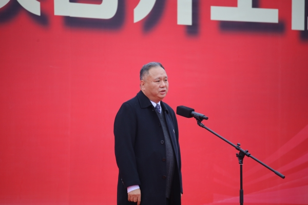 重慶機(jī)電職業(yè)技術(shù)大學(xué)校長石曉輝致辭。重慶機(jī)電職業(yè)技術(shù)大學(xué)供圖