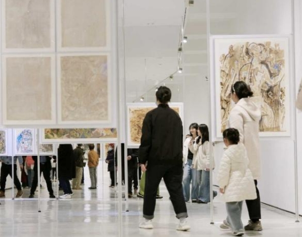 展覽現(xiàn)場。四川美術(shù)學(xué)院美術(shù)館供圖