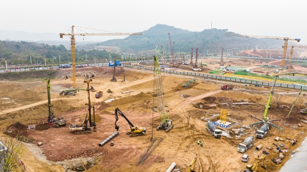 施工現(xiàn)場(chǎng)。項(xiàng)目部供圖