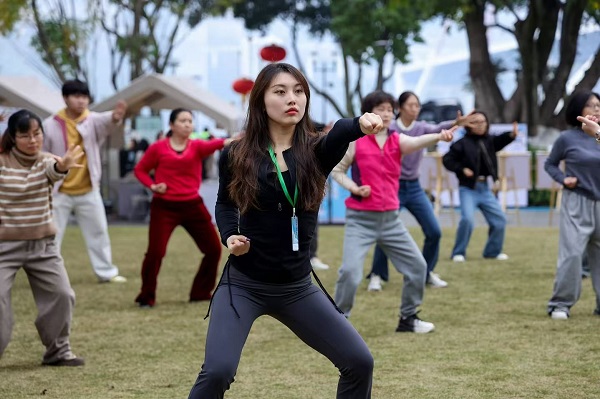 自然運動區(qū)，市民在自然中鍛煉身體，療愈心情。重慶市林業(yè)局供圖