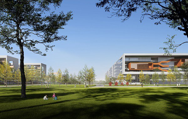 重慶大學(xué)智谷校區(qū)效果圖。重慶大學(xué)供圖
