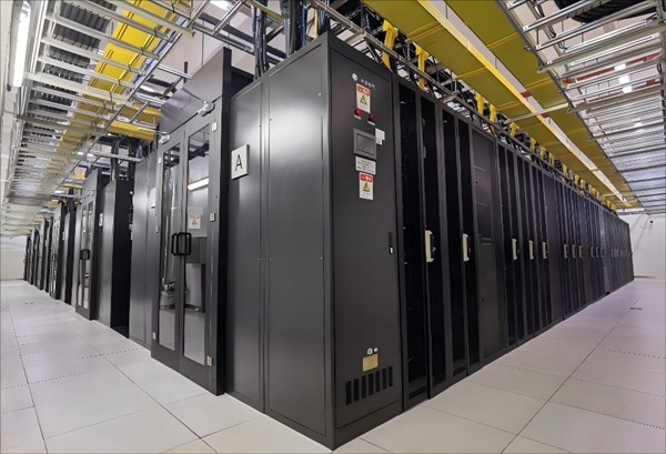 重慶移動(dòng)水土數(shù)據(jù)機(jī)房。重慶移動(dòng)供圖