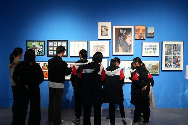 展覽現(xiàn)場。西南大學(xué)附屬中學(xué)供圖