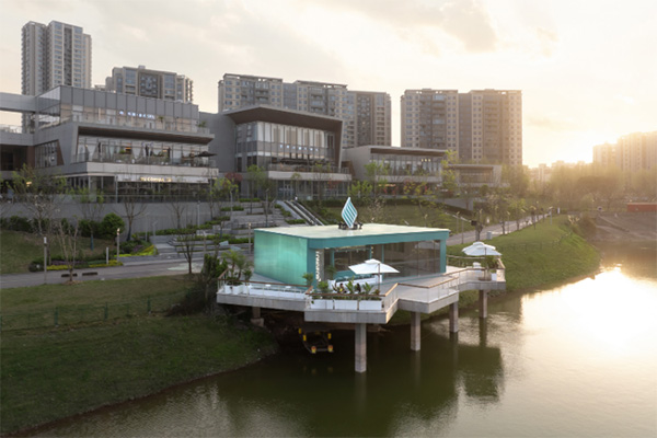 龍湖御湖境展廳現(xiàn)場。重慶龍湖供圖