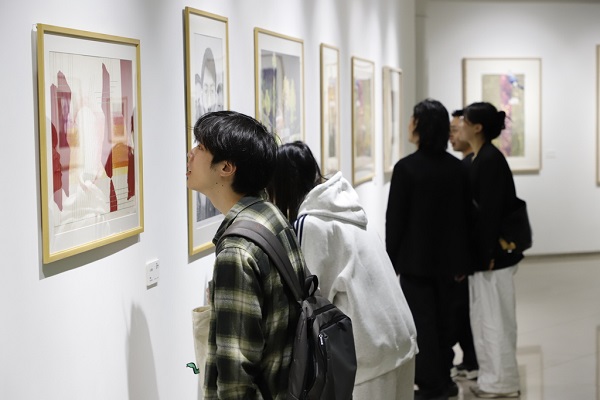 市民觀看展覽。四川美術(shù)學(xué)院供圖