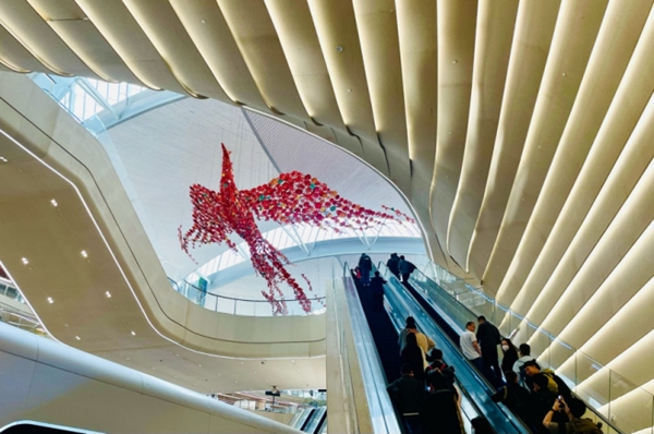 重慶江北國際機(jī)場T3B航站樓。吳汪洋攝