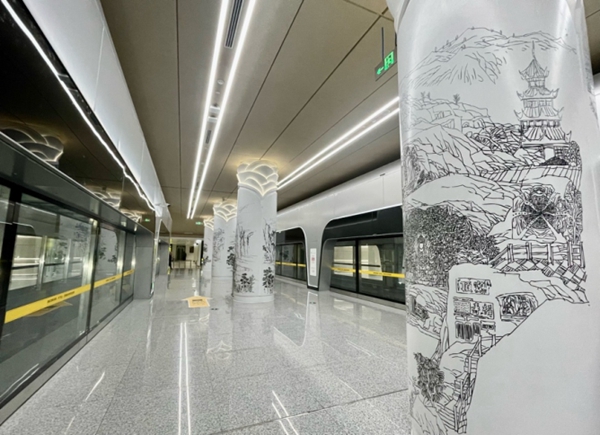 連接T3A和T3B的捷運(yùn)站臺(tái)。吳汪洋攝