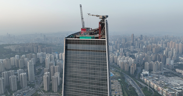 施工現(xiàn)場。重慶市住房城鄉(xiāng)建委供圖