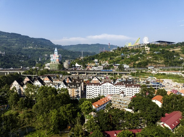 遠(yuǎn)眺美心養(yǎng)老院。景區(qū)供圖