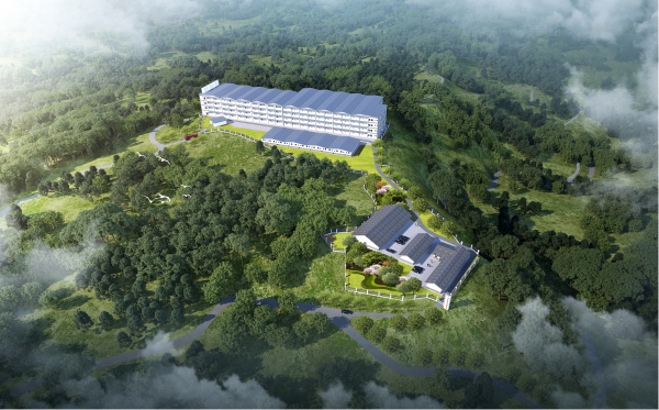 繁殖場(chǎng)效果圖。城口縣金佳牧科技有限公司供圖