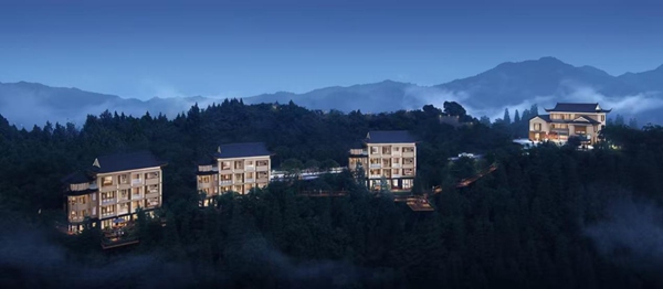 巫山縣民宿集群。巫山縣文旅委供圖