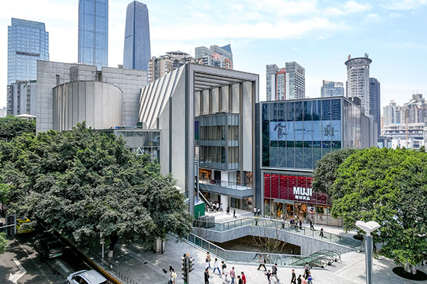 北城天街B館改造后。重慶龍湖供圖