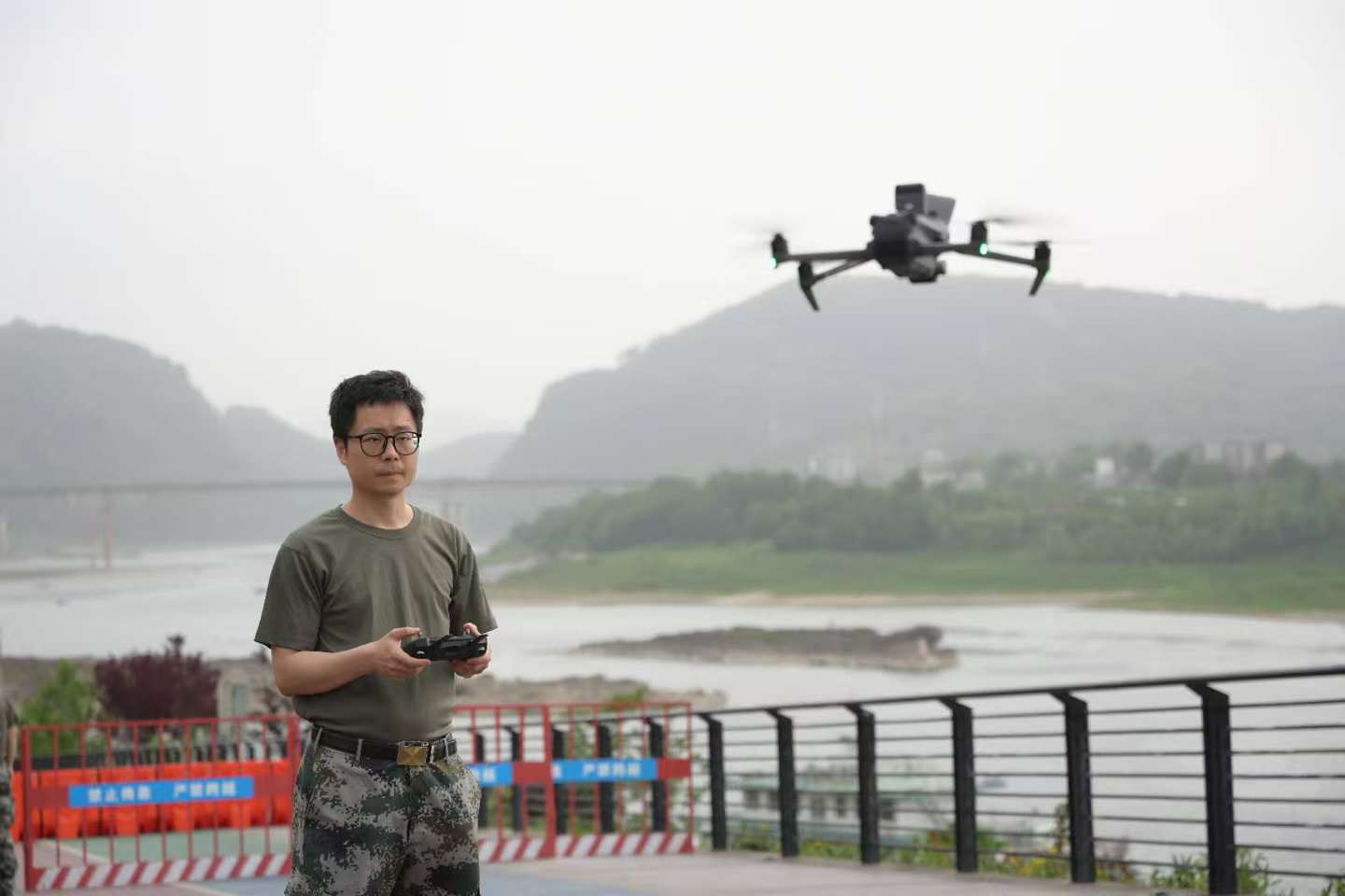 朝陽街道開展2025年防汛應急演練。代宇航攝