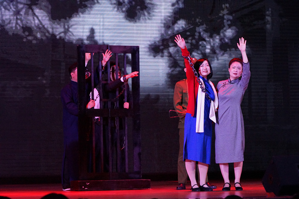 紅巖革命故事展演。重慶一中供圖