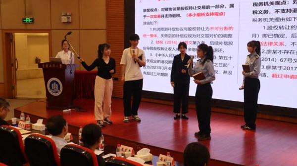 比賽現(xiàn)場。重慶工商大學供圖