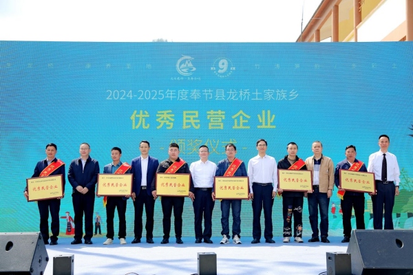 為優(yōu)秀民營(yíng)企業(yè)頒獎(jiǎng)。主辦方供圖